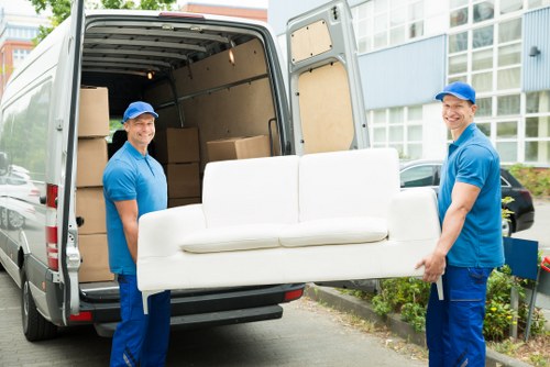 Office removals team planning a business relocation in Hampstead