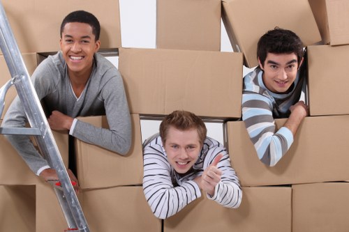Clean and organised Hampstead storage units for household items