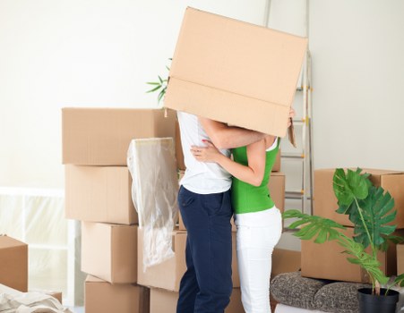 Trained staff handling storage items safely